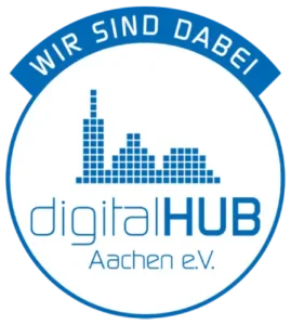 Wir sind digitalHUB Aachen Mitglied