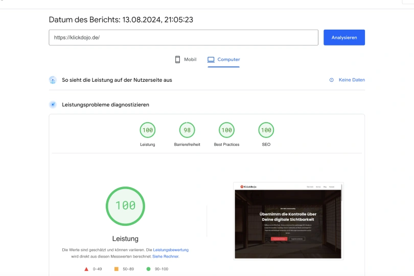 KlickDojos-Core-Web-Vitals KlickDojos-Core-Web-Vitals